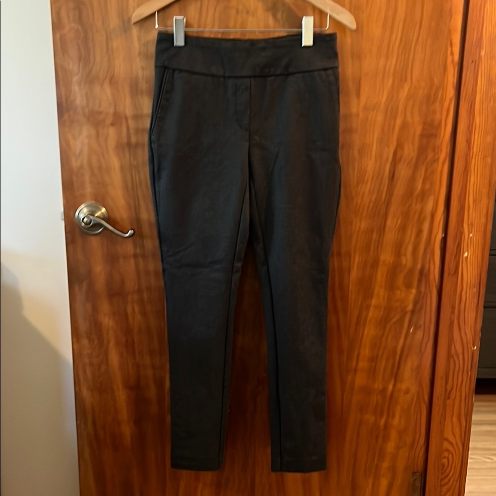 Dalia Charcoal and Black Patterned Trousers